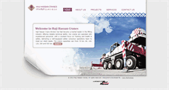 Desktop Screenshot of hhcranes.com