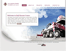 Tablet Screenshot of hhcranes.com